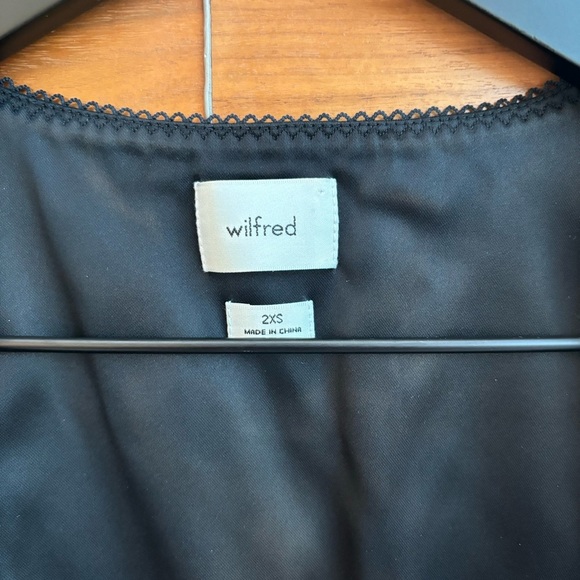 Wilfred Roseland Satin Bustier In Black, Size 2XS - Picture 7 of 12